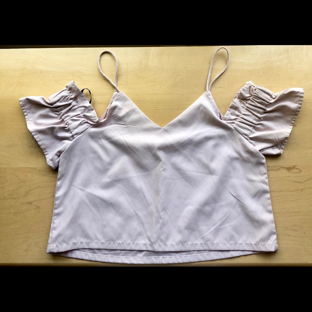 Missguided Light Pink Crop